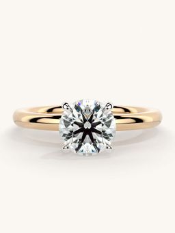 Valanova - Rose Gold Sterling Silver and Certified Lab Grown Diamond 1.00Cts Ring