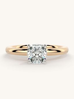 Valanova - Rose Gold Sterling Silver and Certified Lab Grown Diamond 0.75Cts Ring