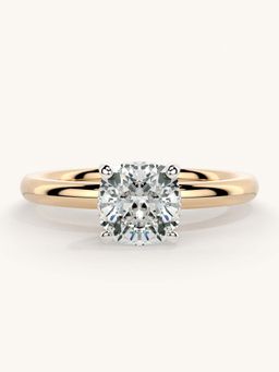 Valanova - Rose Gold Sterling Silver and Certified Lab Grown Diamond 1.00Cts Ring
