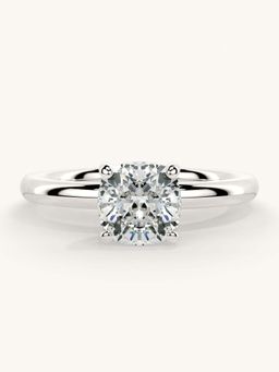 Valanova - White Gold Sterling Silver and Certified Lab Grown Diamond 1.00Cts Ring