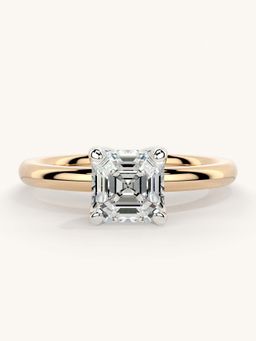 Valanova - Rose Gold Sterling Silver and Certified Lab Grown Diamond 1.00Cts Ring