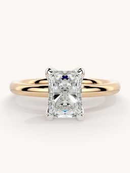 Valanova - Rose Gold Sterling Silver and Certified Lab Grown Diamond 1.00Cts Ring