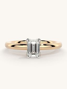 Valanova - Rose Gold Sterling Silver and Certified Lab Grown Diamond 0.50Cts Ring