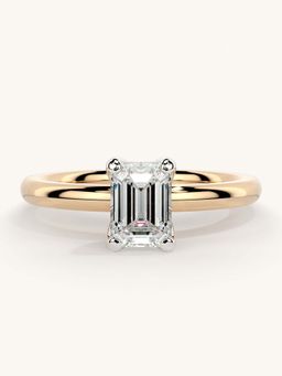 Valanova - Rose Gold Sterling Silver and Certified Lab Grown Diamond 0.75Cts Ring