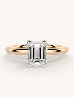 Valanova - Rose Gold Sterling Silver and Certified Lab Grown Diamond 1.00Cts Ring
