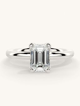 Valanova - White Gold Sterling Silver and Certified Lab Grown Diamond 1.00Cts Ring