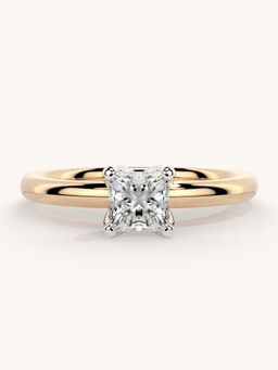Valanova - Rose Gold Sterling Silver and Certified Lab Grown Diamond 0.50Cts Ring