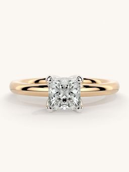 Valanova - Rose Gold Sterling Silver and Certified Lab Grown Diamond 0.75Cts Ring