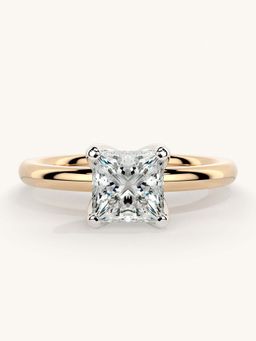 Valanova - Rose Gold Sterling Silver and Certified Lab Grown Diamond 1.00Cts Ring