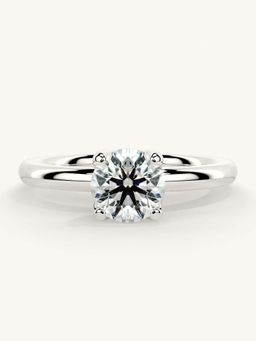 Valanova - White Gold Sterling Silver and Certified Lab Grown Diamond 0.75Cts Ring