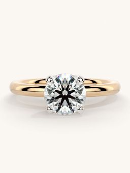 Valanova - Rose Gold Sterling Silver and Certified Lab Grown Diamond 1.00Cts Ring
