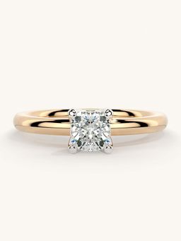 Valanova - Rose Gold Sterling Silver and Certified Lab Grown Diamond 0.50Cts Ring