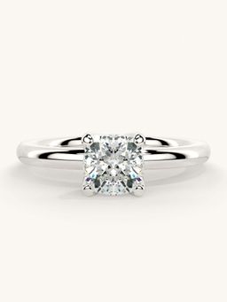 Valanova - White Gold Sterling Silver and Certified Lab Grown Diamond 0.75Cts Ring