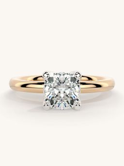 Valanova - Rose Gold Sterling Silver and Certified Lab Grown Diamond 1.00Cts Ring