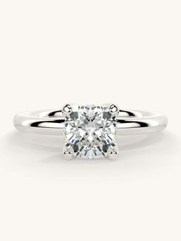 Valanova - White Gold Sterling Silver and Certified Lab Grown Diamond 1.00Cts Ring