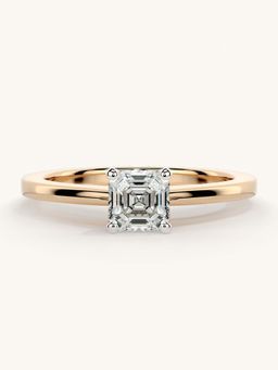 Valanova - Rose Gold Sterling Silver and Certified Lab Grown Diamond 0.50Cts Ring