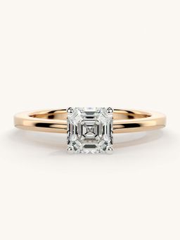 Valanova - Rose Gold Sterling Silver and Certified Lab Grown Diamond 0.75Cts Ring