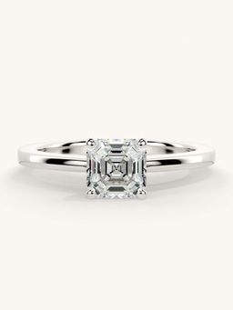 Valanova - White Gold Sterling Silver and Certified Lab Grown Diamond 0.75Cts Ring