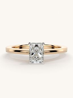 Valanova - Rose Gold Sterling Silver and Certified Lab Grown Diamond 0.50Cts Ring
