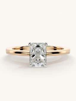 Valanova - Rose Gold Sterling Silver and Certified Lab Grown Diamond 0.75Cts Ring