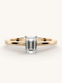 Valanova - Rose Gold Sterling Silver and Certified Lab Grown Diamond 0.50Cts Ring