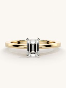 Valanova - Gold Sterling Silver and Certified Lab Grown Diamond 0.50Cts Ring