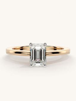 Valanova - Rose Gold Sterling Silver and Certified Lab Grown Diamond 0.75Cts Ring