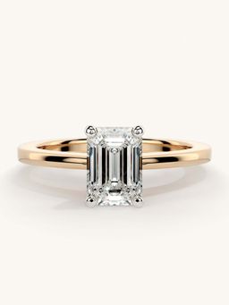 Valanova - Rose Gold Sterling Silver and Certified Lab Grown Diamond 1.00Cts Ring