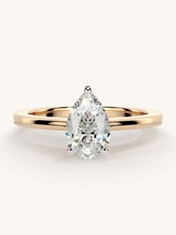 Valanova - Rose Gold Sterling Silver and Certified Lab Grown Diamond 0.75Cts Ring