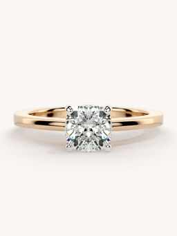 Valanova - Rose Gold Sterling Silver and Certified Lab Grown Diamond 0.75Cts Ring