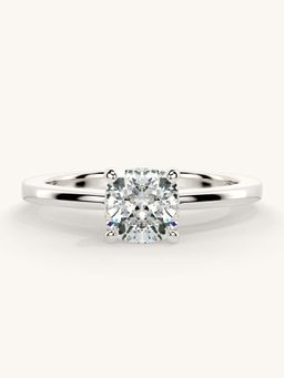 Valanova - White Gold Sterling Silver and Certified Lab Grown Diamond 0.75Cts Ring
