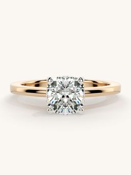 Valanova - Rose Gold Sterling Silver and Certified Lab Grown Diamond 1.00Cts Ring