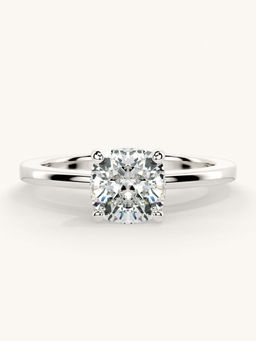 Valanova - White Gold Sterling Silver and Certified Lab Grown Diamond 1.00Cts Ring