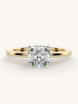 Valanova - Gold Sterling Silver and Certified Lab Grown Diamond 1.00Cts Ring