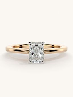 Valanova - Rose Gold Sterling Silver and Certified Lab Grown Diamond 0.50Cts Ring