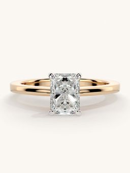 Valanova - Rose Gold Sterling Silver and Certified Lab Grown Diamond 0.75Cts Ring