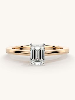 Valanova - Rose Gold Sterling Silver and Certified Lab Grown Diamond 0.50Cts Ring