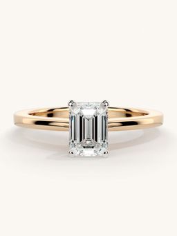 Valanova - Rose Gold Sterling Silver and Certified Lab Grown Diamond 0.75Cts Ring