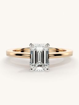 Valanova - Rose Gold Sterling Silver and Certified Lab Grown Diamond 1.00Cts Ring