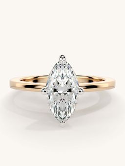 Valanova - Rose Gold Sterling Silver and Certified Lab Grown Diamond 1.00Cts Ring