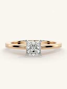 Valanova - Rose Gold Sterling Silver and Certified Lab Grown Diamond 0.50Cts Ring