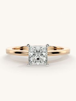 Valanova - Rose Gold Sterling Silver and Certified Lab Grown Diamond 0.75Cts Ring