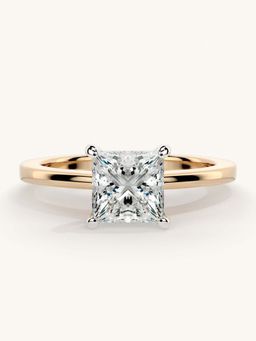 Valanova - Rose Gold Sterling Silver and Certified Lab Grown Diamond 1.00Cts Ring