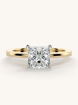 Valanova - Gold Sterling Silver and Certified Lab Grown Diamond 1.00Cts Ring