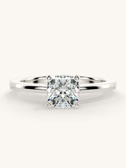 Valanova - White Gold Sterling Silver and Certified Lab Grown Diamond 0.75Cts Ring