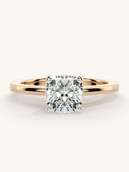 Valanova - Rose Gold Sterling Silver and Certified Lab Grown Diamond 1.00Cts Ring