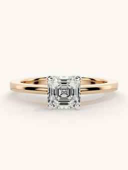 Valanova - Rose Gold Sterling Silver and Certified Lab Grown Diamond 0.75Cts Ring
