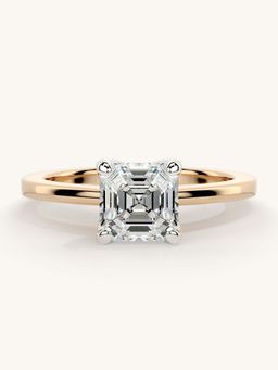 Valanova - Rose Gold Sterling Silver and Certified Lab Grown Diamond 1.00Cts Ring