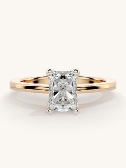 Valanova - Rose Gold Sterling Silver and Certified Lab Grown Diamond 0.75Cts Ring