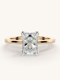 Valanova - Rose Gold Sterling Silver and Certified Lab Grown Diamond 1.00Cts Ring